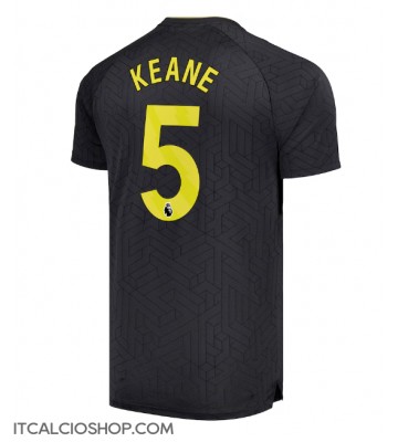 Everton Michael Keane #5 Seconda Maglia 2024-25 Manica Corta